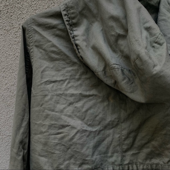 SALE Rubbish Olive Green Jacket w Hoodie Size XL - Picture 8 of 9